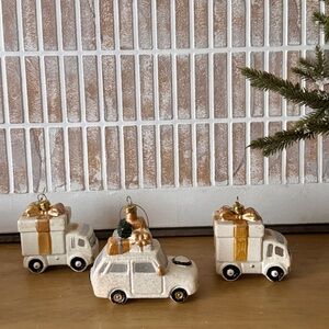NWT Set of 3 Car Ornaments with Gifts - Wondershop